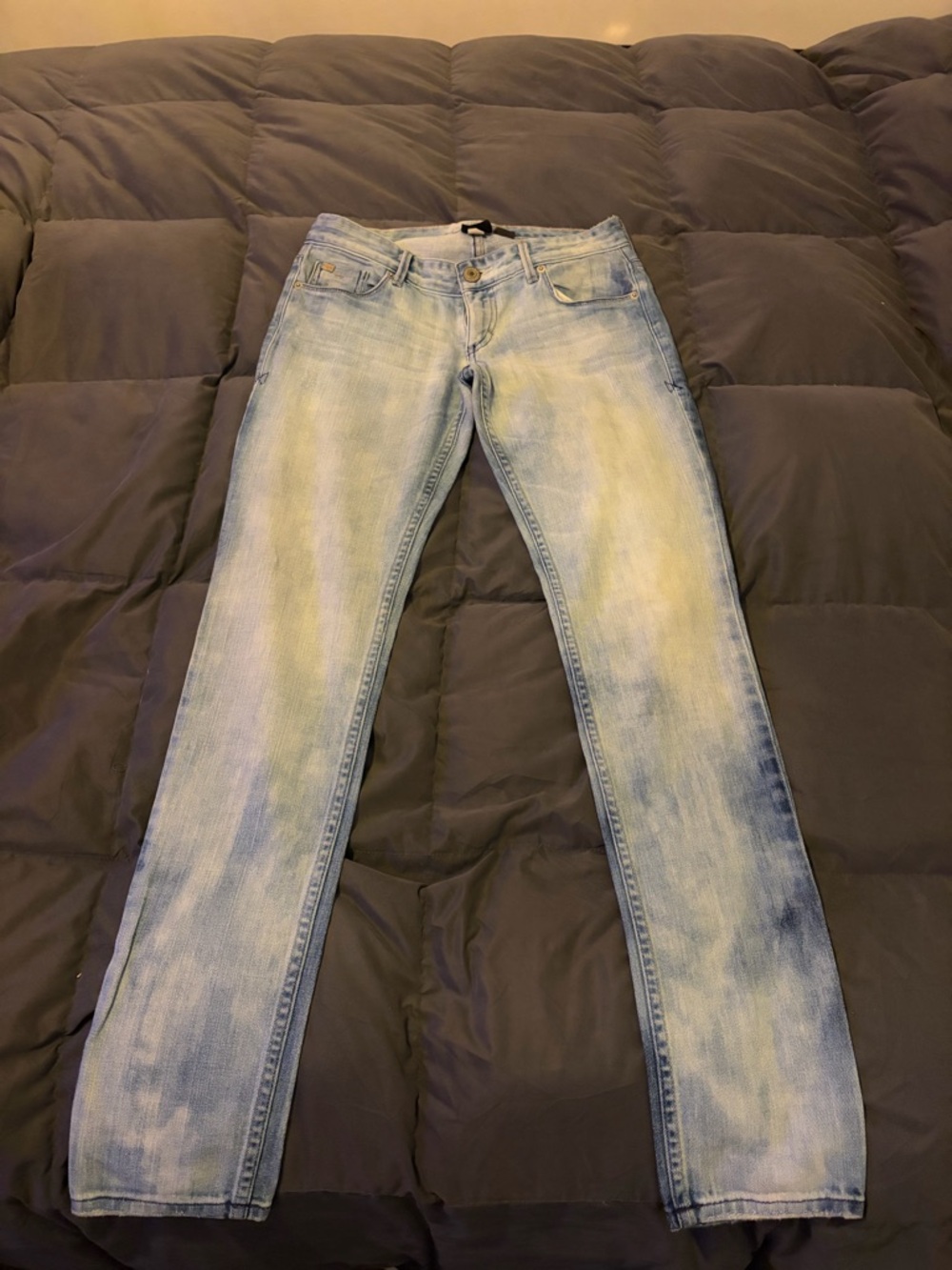 Armani Exchange Women’s Straight Leg Jeans - Light Blue
